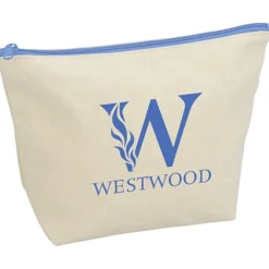 Chroma Zip Tweedle Dee Cotton Pouch - 6 3/8 inches x 9 inches