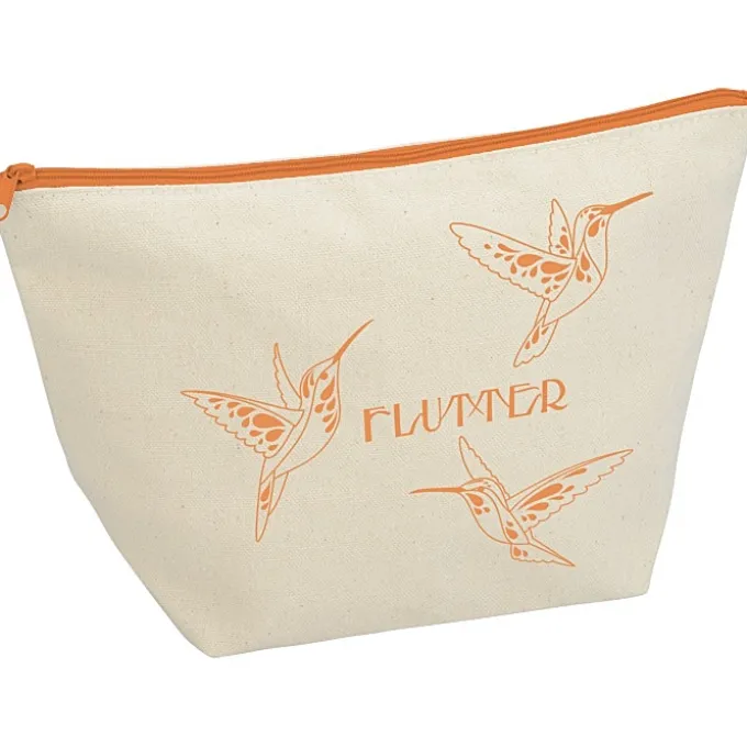 Chroma Zip Tweedle Dum Cotton Pouch - 7 1/4 inches x 10 3/4 inches