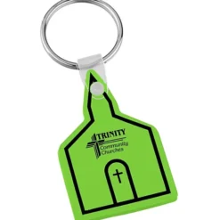Church Soft Keychain - Translucent
