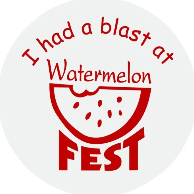 Circle Sticker - 4-1/2 inches