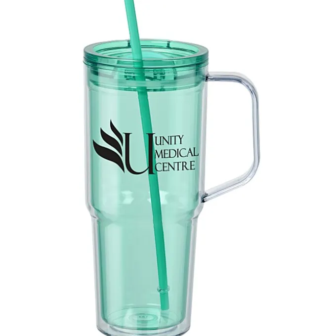 Clair Acrylic Mug with Straw - 30 oz - 24 hr