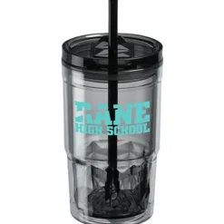Clarity Acrylic Tumbler with Straw - 16 oz.