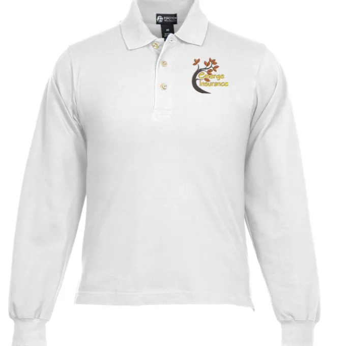 Classic Combed Cotton Pique Long Sleeve Polo