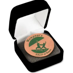 Classic Die Cast Lapel Pin - Round - Gift Box