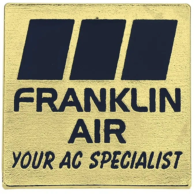 Classic Die Cast Lapel Pin - Square