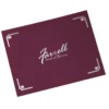 Classic Paper Certificate Folder