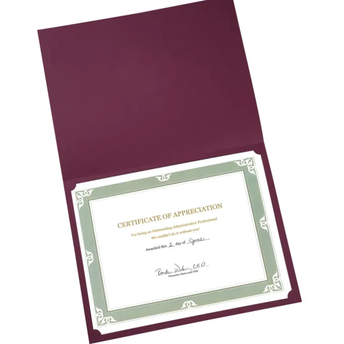 Classic Paper Certificate Folder