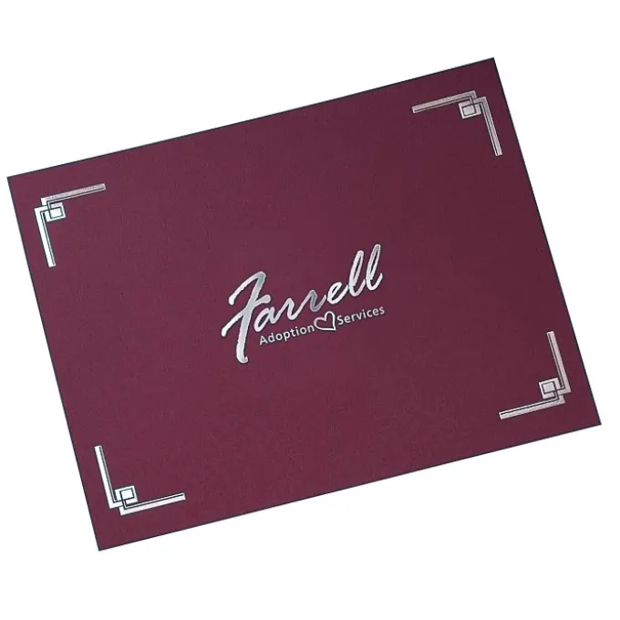 Classic Paper Certificate Folder