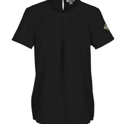 Classic Stretch Jewel Neck Blouse - Ladies'