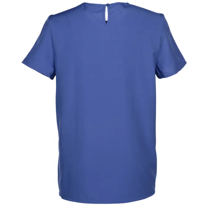 Classic Stretch Jewel Neck Blouse - Ladies'