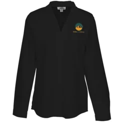 Classic Stretch V-Neck Blouse - Ladies'