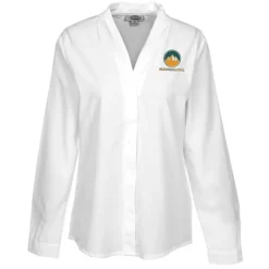 Classic Stretch V-Neck Blouse - Ladies'