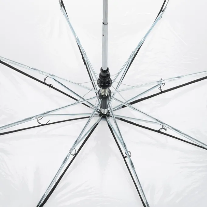 Clear Auto Open Folding Umbrella - 42-inch Arc