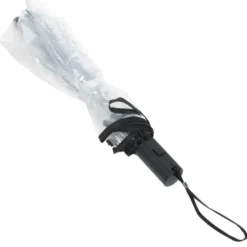 Clear Auto Open Folding Umbrella - 42-inch Arc