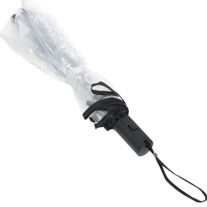 Clear Auto Open Folding Umbrella - 42-inch Arc