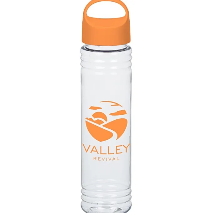 Clear Impact Adventure Bottle with Oval Crest Lid - 32 oz