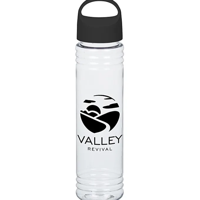 Clear Impact Adventure Bottle with Oval Crest Lid - 32 oz