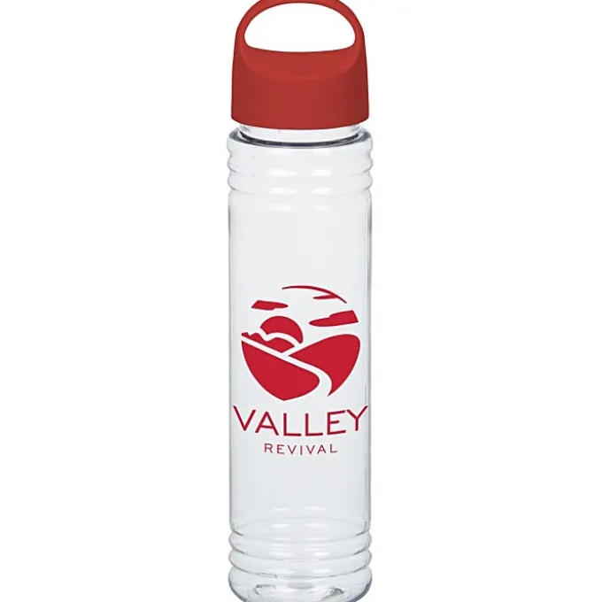 Clear Impact Adventure Bottle with Oval Crest Lid - 32 oz