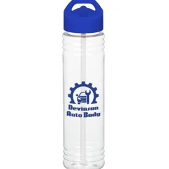 Clear Impact Adventure Bottle with Flip Straw Lid - 32 oz