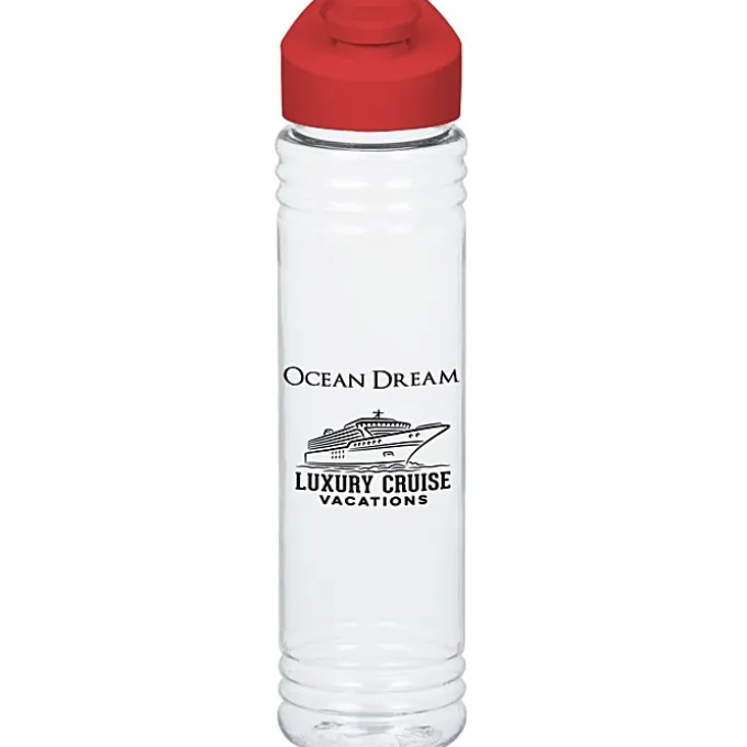 Clear Impact Adventure Bottle with Flip Carry Lid - 32 oz