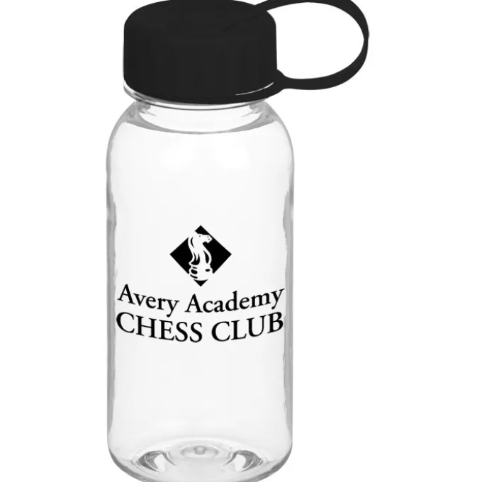 Clear Impact Cadet Bottle with Tethered Lid - 18 oz