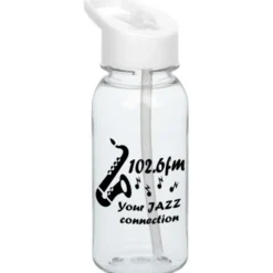 Clear Impact Cadet Bottle with Flip Straw Lid - 18 oz