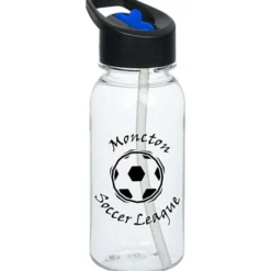 Clear Impact Cadet Bottle with Two-Tone Flip Straw Lid - 18 oz