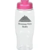 Clear Impact Comfort Grip Bottle with Flip Drink Lid - 27 oz.