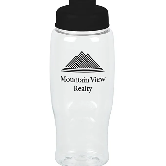 Clear Impact Comfort Grip Bottle with Flip Drink Lid - 27 oz.