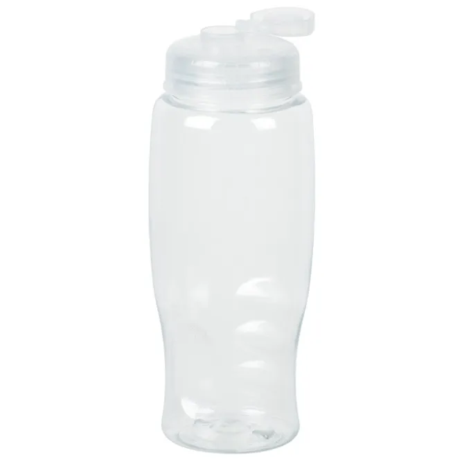 Clear Impact Comfort Grip Bottle with Flip Drink Lid - 27 oz.