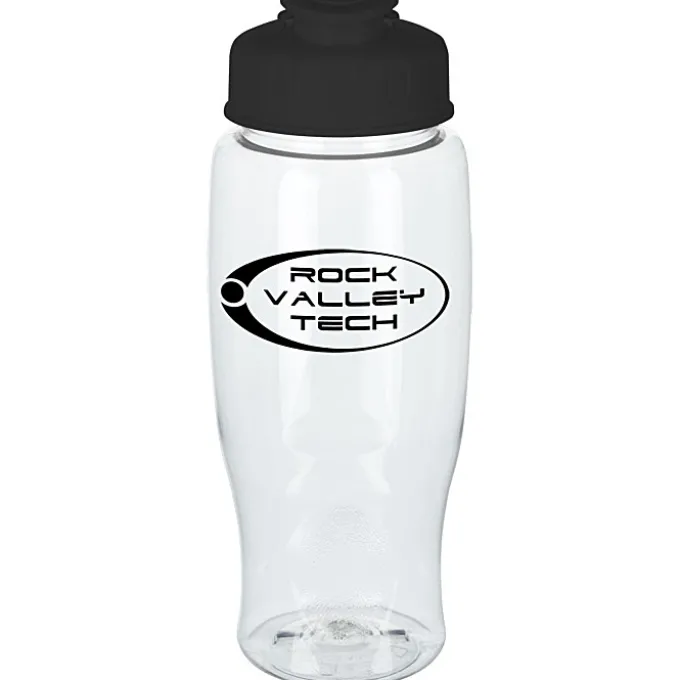 Clear Impact Comfort Grip Bottle with Flip Lid - 27 oz.