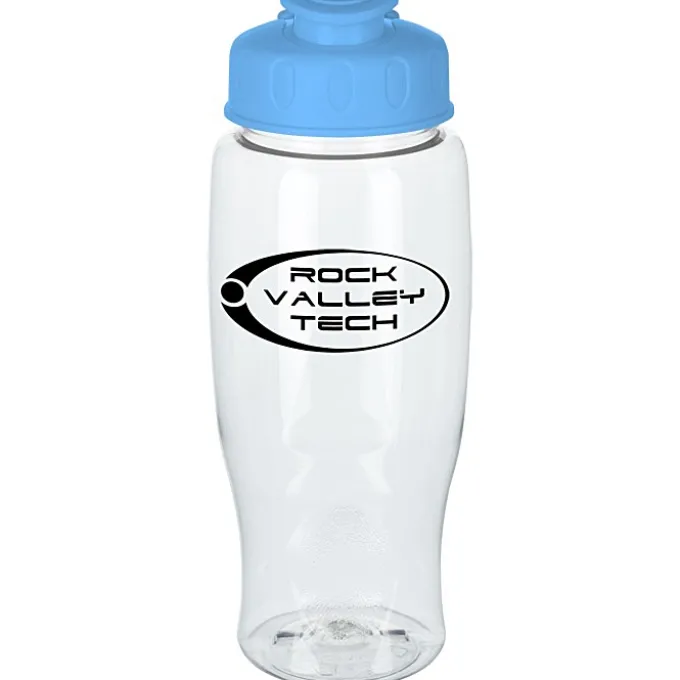 Clear Impact Comfort Grip Bottle with Flip Lid - 27 oz.