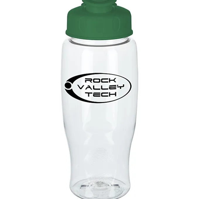 Clear Impact Comfort Grip Bottle with Flip Lid - 27 oz.