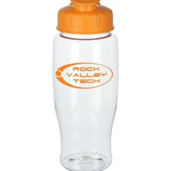 Clear Impact Comfort Grip Bottle with Flip Lid - 27 oz.