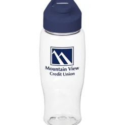 Clear Impact Comfort Grip Bottle with Flip Carry Lid - 27 oz.