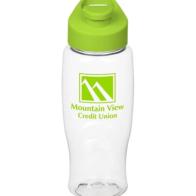 Clear Impact Comfort Grip Bottle with Flip Carry Lid - 27 oz.
