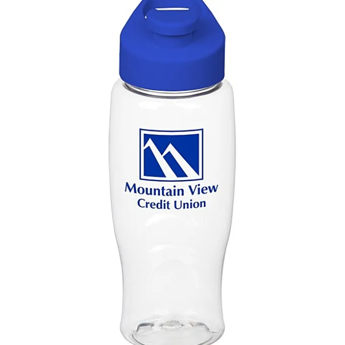 Clear Impact Comfort Grip Bottle with Flip Carry Lid - 27 oz.