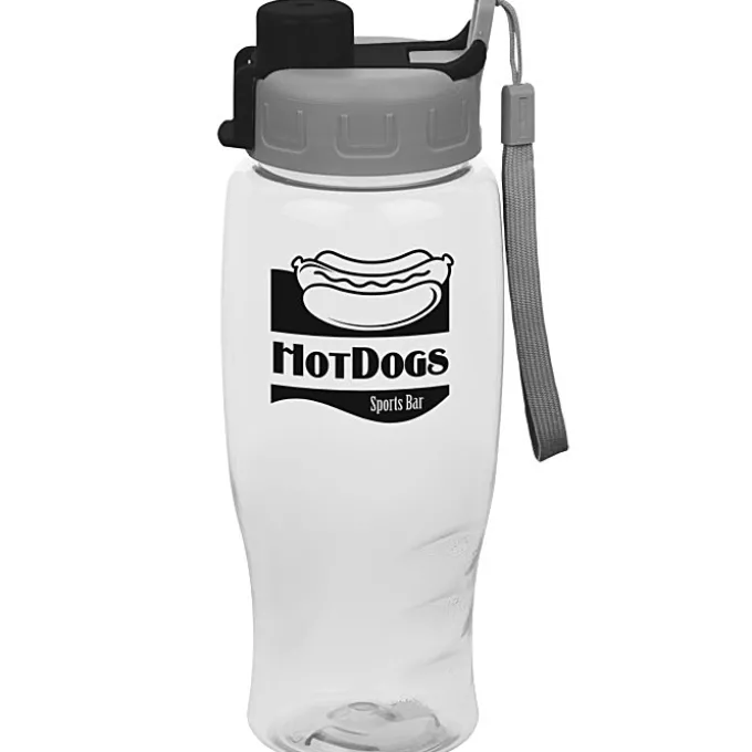 Clear Impact Comfort Grip Bottle with Quick Snap Lid - 27 oz.
