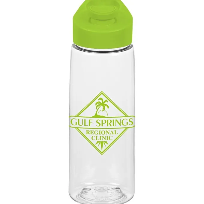 Clear Impact Flair Bottle with Flip Carry Lid - 26 oz
