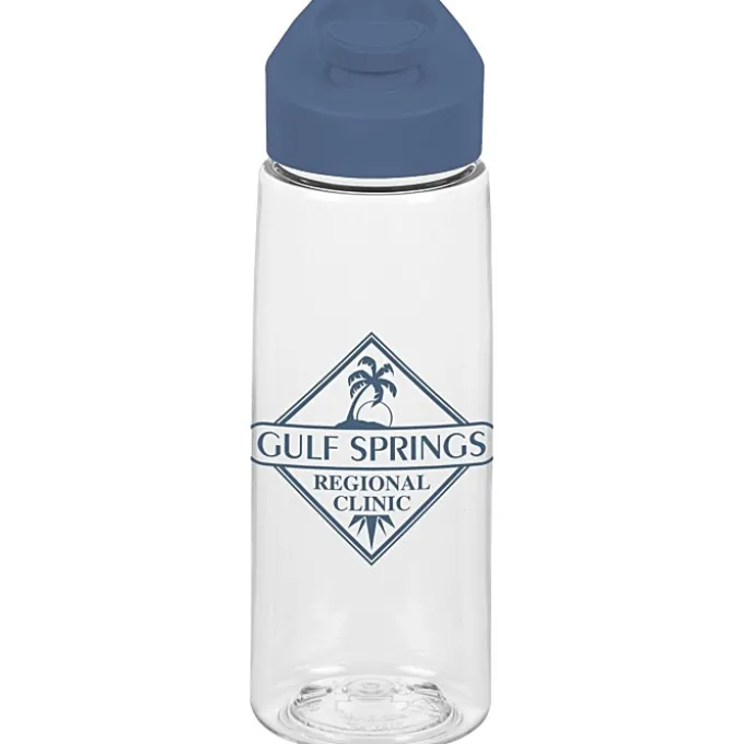 Clear Impact Flair Bottle with Flip Carry Lid - 26 oz
