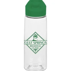 Clear Impact Flair Bottle with Flip Carry Lid - 26 oz