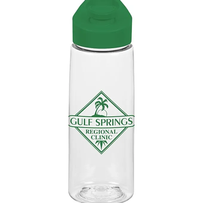 Clear Impact Flair Bottle with Flip Carry Lid - 26 oz