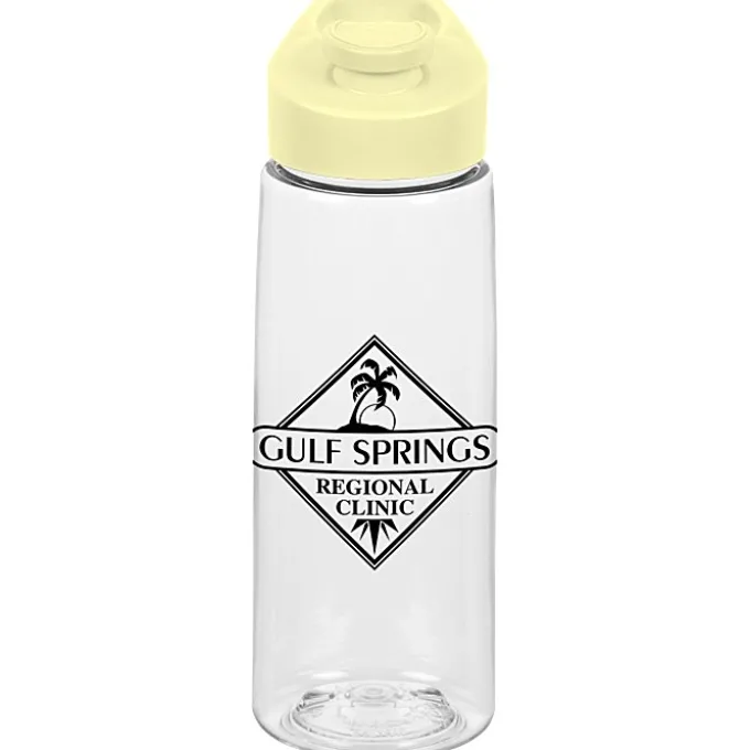 Clear Impact Flair Bottle with Flip Carry Lid - 26 oz