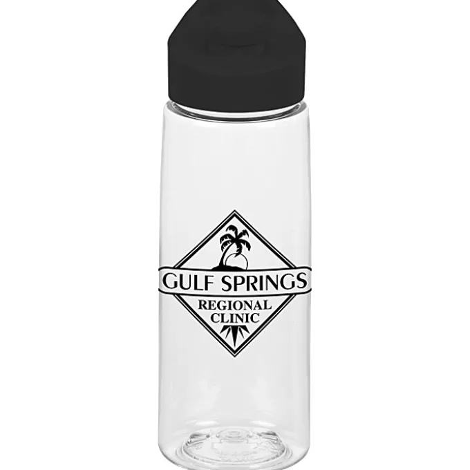 Clear Impact Flair Bottle with Flip Carry Lid - 26 oz