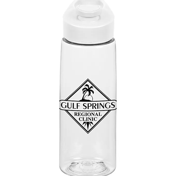 Clear Impact Flair Bottle with Flip Carry Lid - 26 oz