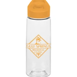 Clear Impact Flair Bottle with Flip Carry Lid - 26 oz