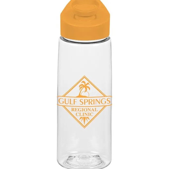 Clear Impact Flair Bottle with Flip Carry Lid - 26 oz