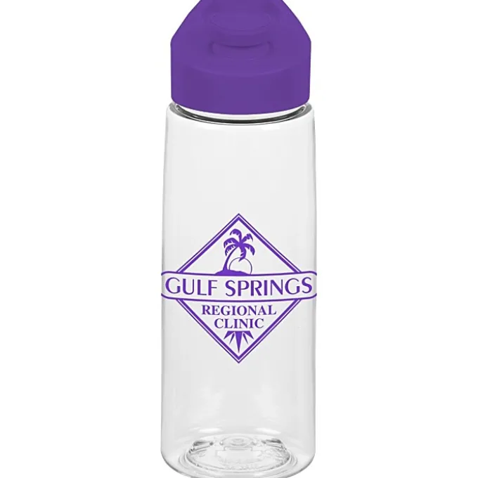 Clear Impact Flair Bottle with Flip Carry Lid - 26 oz