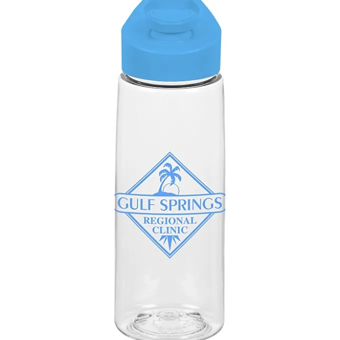 Clear Impact Flair Bottle with Flip Carry Lid - 26 oz