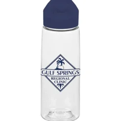 Clear Impact Flair Bottle with Flip Carry Lid - 26 oz